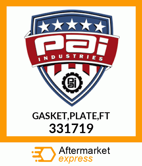 GASKET,PLATE,FT 331719