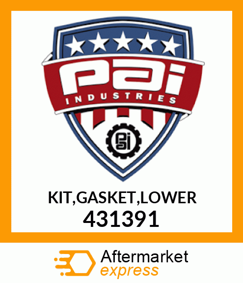 KIT,GASKET,LOWER 431391