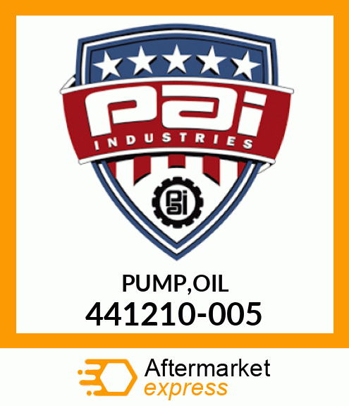 PUMP,OIL 441210-005