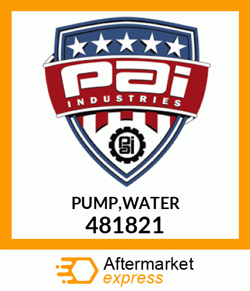 PUMP,WATER 481821