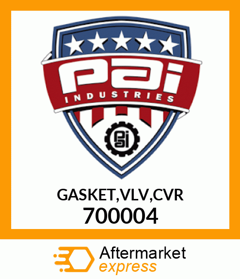 GASKET,VLV,CVR 700004