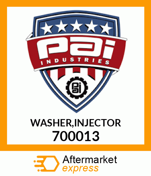 WASHER,INJECTOR 700013