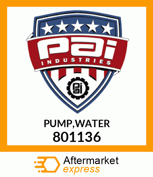 PUMP,WATER 801136