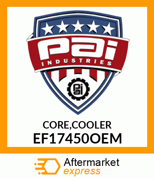 CORE,COOLER EF17450OEM