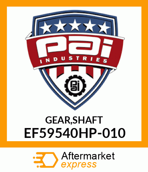 GEAR,SHAFT EF59540HP-010