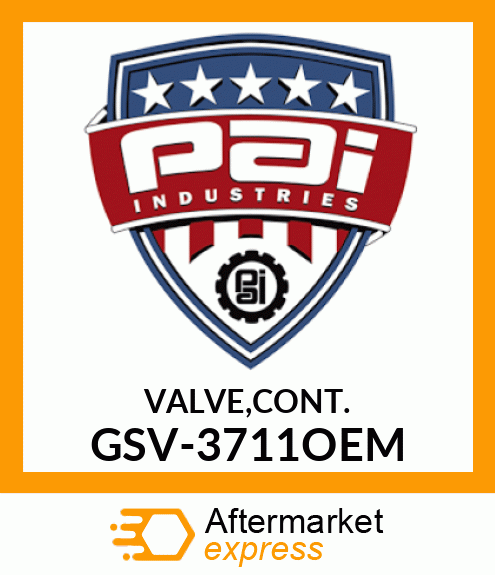 VALVE,CONT. GSV-3711OEM