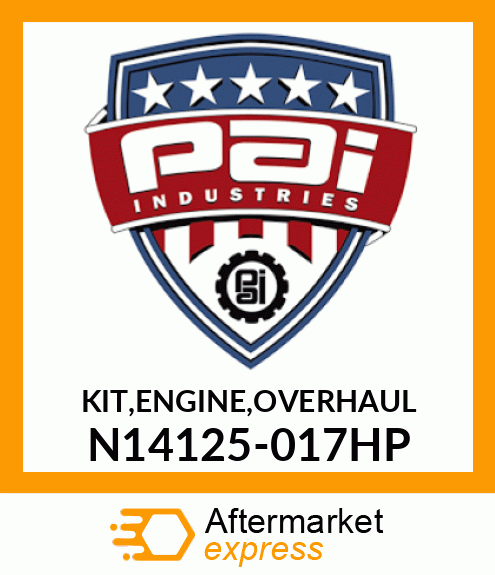 KIT,ENGINE,OVERHAUL N14125-017HP