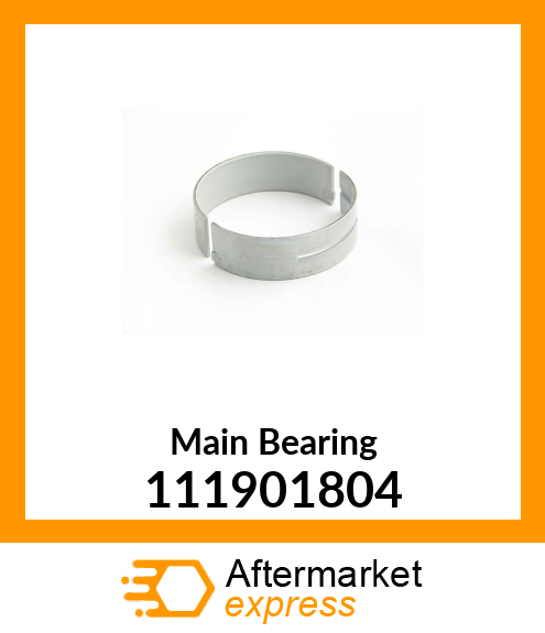 Spare part 111901804 + Main Bearing