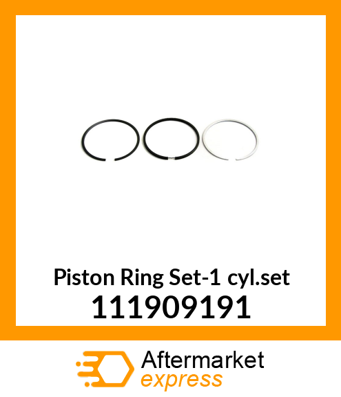 Spare part 111909191 + Piston Ring Set-1 cyl.set