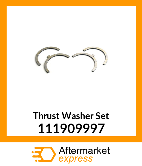 Spare part 111909997 + Thrust Washer Set