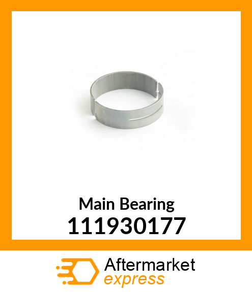 Spare part 111930177 + Main Bearing