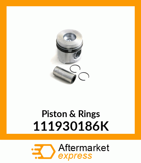 Spare part 111930186K + Piston & Rings