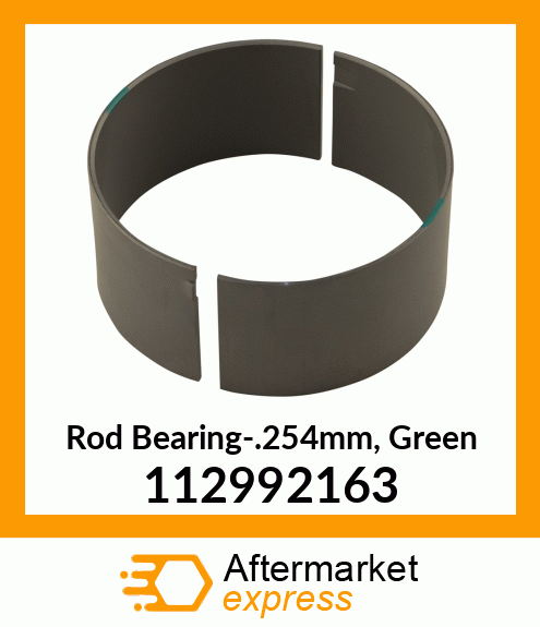 Spare part 112992163 + Rod Bearing-.254mm, Green