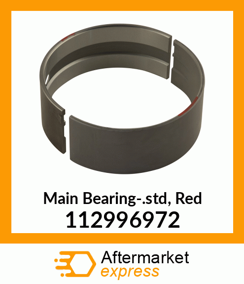 Spare part 112996972 + Main Bearing-.std, Red