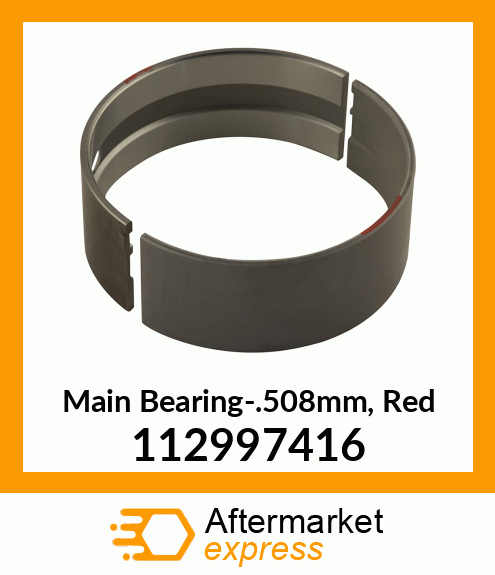 Main Bearing-.508mm, Red 112997416