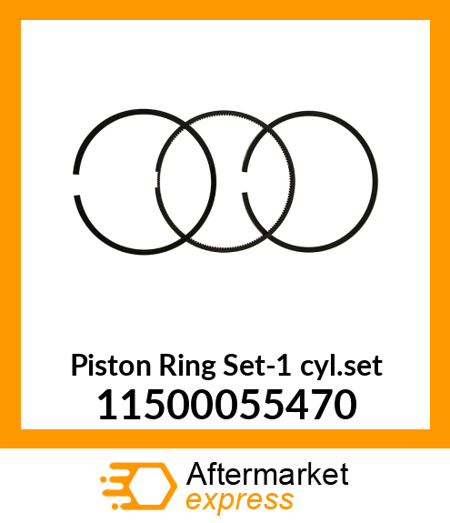 Spare part 11500055470 + Piston Ring Set-1 cyl.set