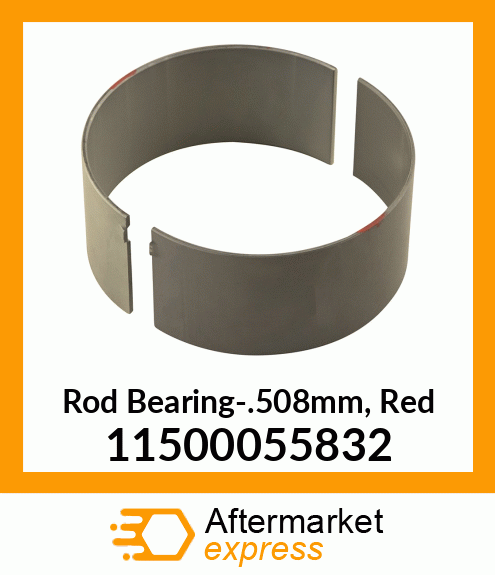 Spare part 11500055832 + Rod Bearing-.508mm, Red