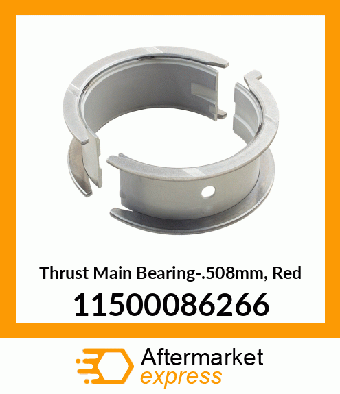 Thrust Main Bearing-.508mm, Red 11500086266