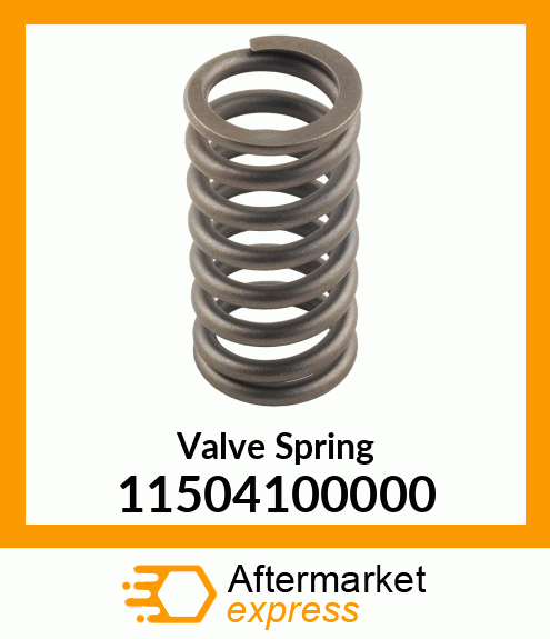 Spare part 11504100000 + Valve Spring