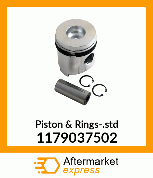 Spare part 1179037502 + Piston & Rings-.std