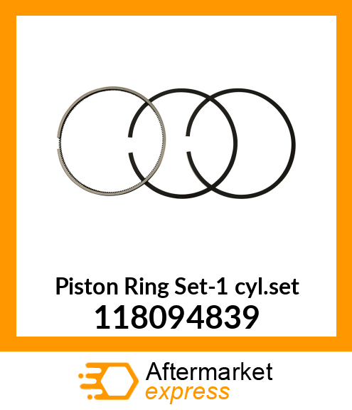 Spare part 118094839 + Piston Ring Set-1 cyl.set