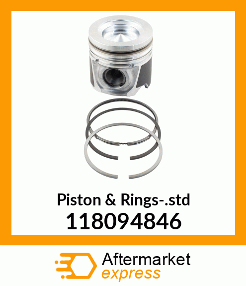 Spare part 118094846 + Piston & Rings-.std