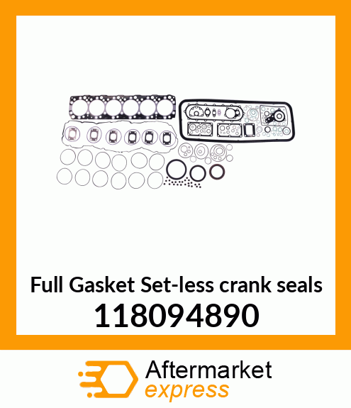 Spare part 118094890 + Full Gasket Set-less crank seals