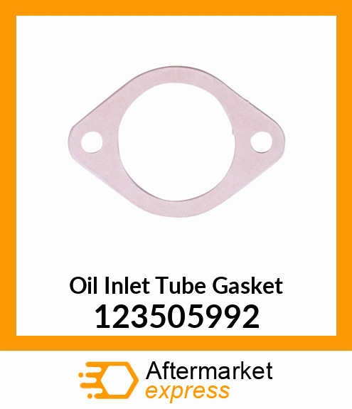 Spare part 123505992 + Oil Inlet Tube Gasket