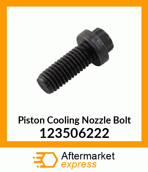 Piston Cooling Nozzle Bolt 123506222