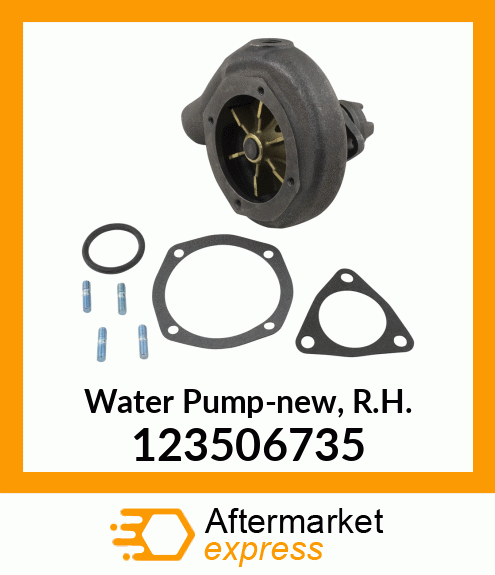 Water Pump-new, R.H. 123506735