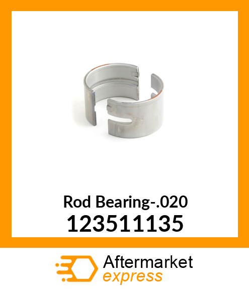 Spare part 123511135 + Rod Bearing-.020