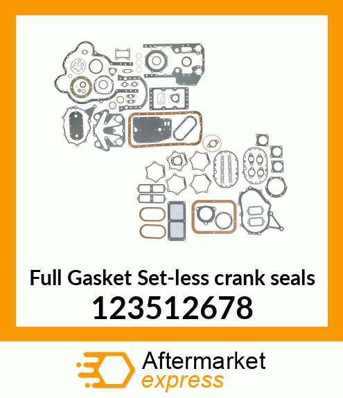 Full Gasket Set-less crank seals 123512678