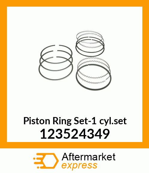 Piston Ring Set-1 cyl.set 123524349