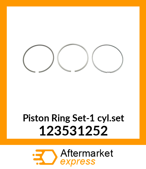 Piston Ring Set-1 cyl.set 123531252
