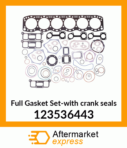 Full Gasket Set-with crank seals 123536443