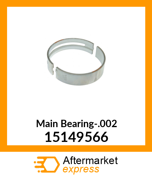 Main Bearing-.002 15149566