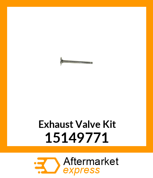 Exhaust Valve Kit 15149771