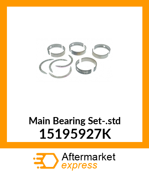 Main Bearing Set-.std 15195927K