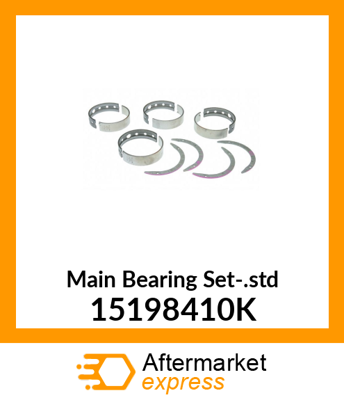 Main Bearing Set-.std 15198410K