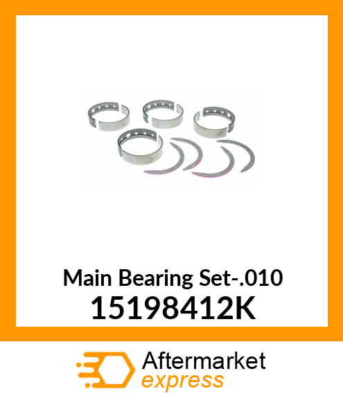 Main Bearing Set-.010 15198412K