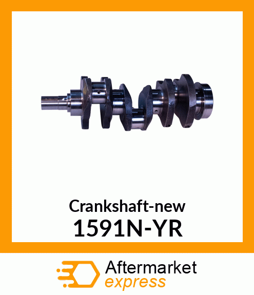 Crankshaft-new 1591N-YR