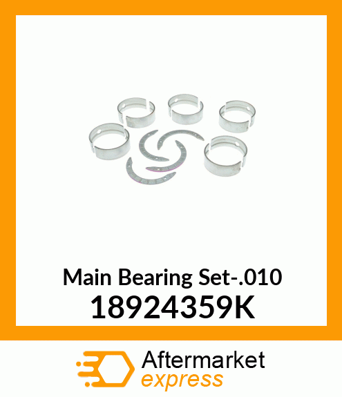 Main Bearing Set-.010 18924359K