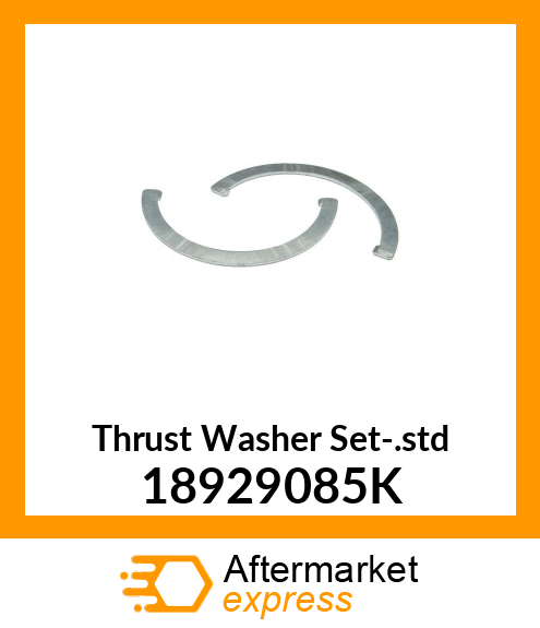 Thrust Washer Set-.std 18929085K