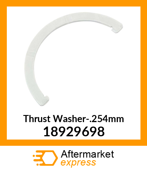 Thrust Washer-.254mm 18929698