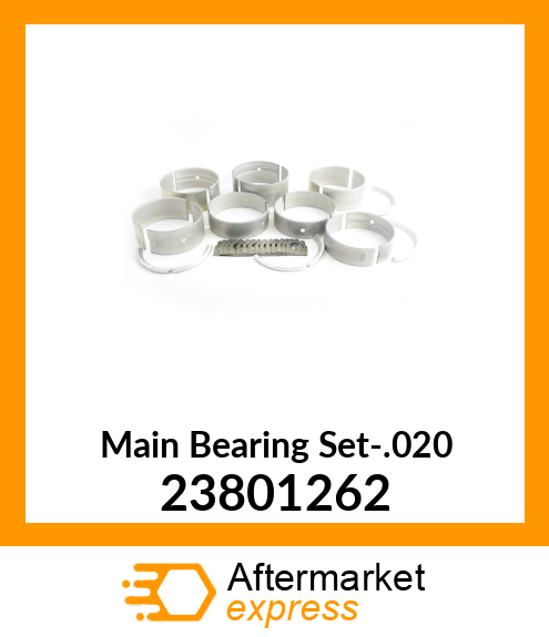Main Bearing Set-.020 23801262