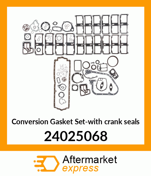 Conversion Gasket Set-with crank seals 24025068