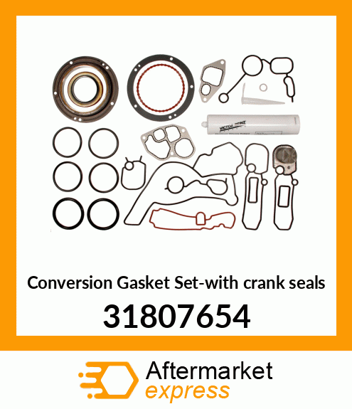 Conversion Gasket Set-with crank seals 31807654