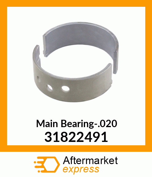 Main Bearing-.020 31822491