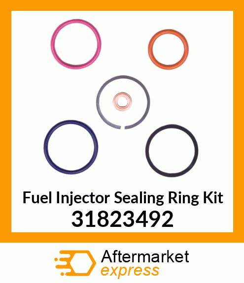 Fuel Injector Sealing Ring Kit 31823492