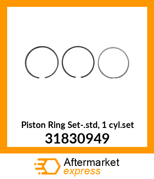 Piston Ring Set-.std, 1 cyl.set 31830949